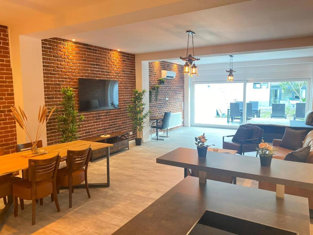 Luxurioese Loft Mit Garten Naehe Duesseldorf Messe Krefeld Eksteriør billede